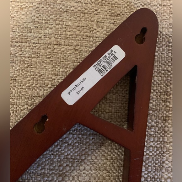 Pottery Barn Kids 8” Espresso wooden letters - RYAN - Picture 2 of 2